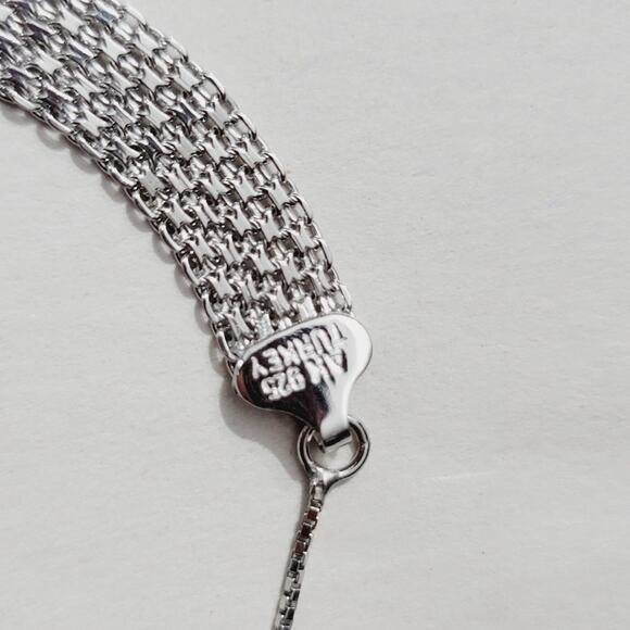 Ross Simons Sterling Silver Mesh Bolo Bracelet - Picture 5 of 8